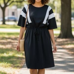 Amazon Colorblock Plus Size Dress